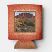 Rafraîchisseur Pour Canette Arizona Superstition Mountain Cactus Terracotta (Dos)