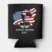 Rafraîchisseur Pour Canette Armée de jour de la garde côtière (Devant)