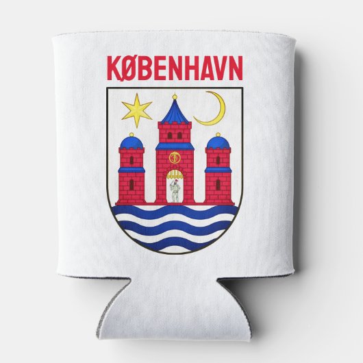 Rafraîchisseur Pour Canette Armoiries de Copenhague - DANEMARK (Dos)