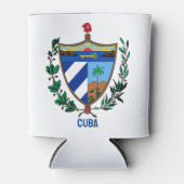 Rafraîchisseur Pour Canette Armoiries de Cuba (Devant)