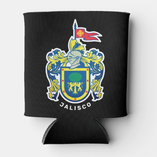 Rafraîchisseur Pour Canette Armoiries de Jalisco, Mexique (Devant)