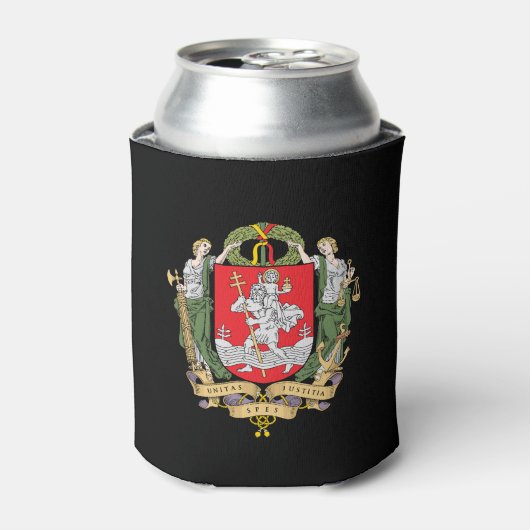Rafraîchisseur Pour Canette Armoiries de Vilnius, Lituanie Can Cooler (Can devant)