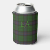 Rafraîchisseur Pour Canette Armstrong Official Clan Tartan avec vos initiales (Can Dos)