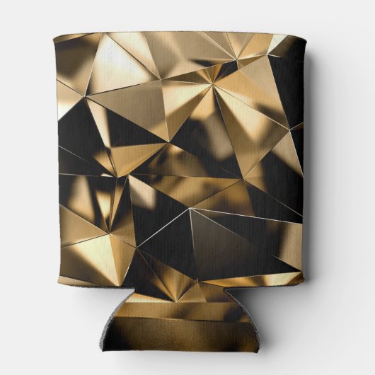 Rafraîchisseur Pour Canette arrière - plan Abstrait triangle cristal 3D. (Dos)