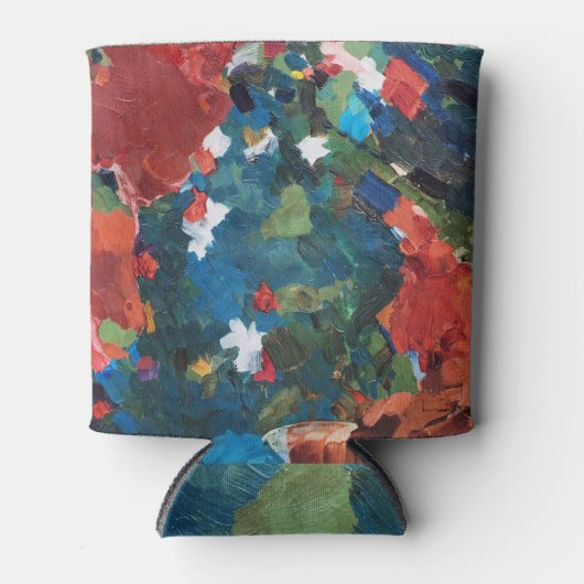 Rafraîchisseur Pour Canette Arrière - plan acrylique Abstrait peint. (Devant)