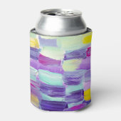 Rafraîchisseur Pour Canette Arrière - plan d'art Abstrait peint à la main (Can devant)
