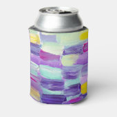 Rafraîchisseur Pour Canette Arrière - plan d'art Abstrait peint à la main (Can Dos)