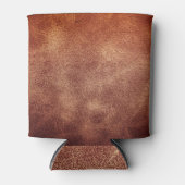 Rafraîchisseur Pour Canette Arrière - plan de texture en cuir classique (Devant)