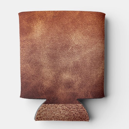 Rafraîchisseur Pour Canette Arrière - plan de texture en cuir classique (Dos)