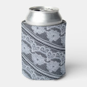 Rafraîchisseur Pour Canette Arrière - plan de texture en dentelle blanche (Can devant)