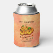 Rafraîchisseur Pour Canette Arrière - plan orange Citrouille d'automne (Can Dos)