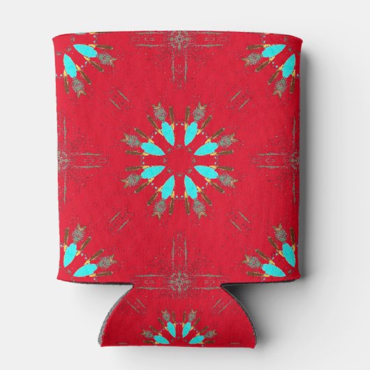 Rafraîchisseur Pour Canette Arrowhead Feathers Pow-wow Thunder_Cove (Dos)