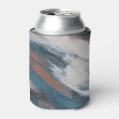 Rafraîchisseur Pour Canette Art Abstrait : Brush Strokes Versatile. (Can devant)