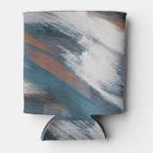 Rafraîchisseur Pour Canette Art Abstrait : Brush Strokes Versatile. (Devant)