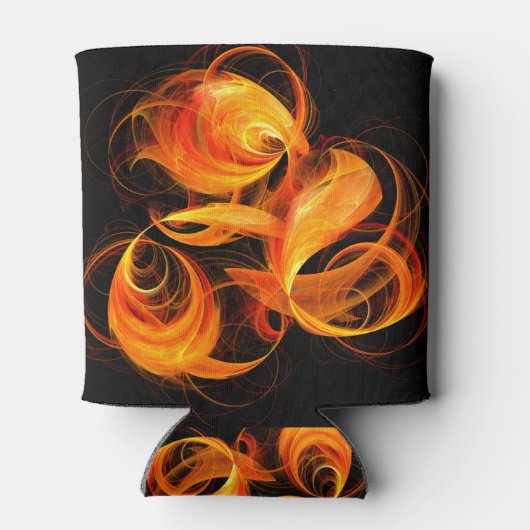 Rafraîchisseur Pour Canette Art Abstrait Fireball (Dos)