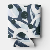 Rafraîchisseur Pour Canette Art Abstrait : Illustration de peinture transparen (Dos)