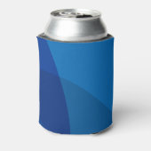 Rafraîchisseur Pour Canette Art Abstrait moderne en bleu Mariage personnalisé (Can Dos)
