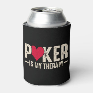 Rafraîchisseur Pour Canette Art de mot de thérapie de poker de jeu drôle