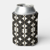Rafraîchisseur Pour Canette Art Deco Black and Gold Geometric luxury (Can devant)