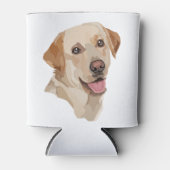 Rafraîchisseur Pour Canette Art du Labrador Abstrait (Devant)