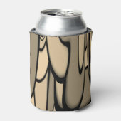 Rafraîchisseur Pour Canette Art Moderne Fondre des teintes Brown (Can devant)