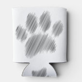 Rafraîchisseur Pour Canette Art numérique crayon croisé chien (Dos)