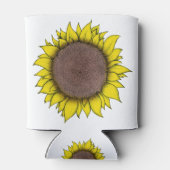 Rafraîchisseur Pour Canette Art tournesol (Dos)