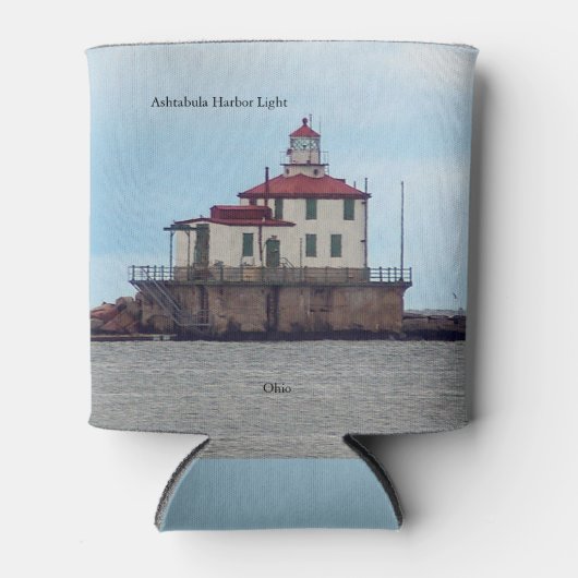 Rafraîchisseur Pour Canette Ashtabula Harbour Light peut refroidir (Devant)