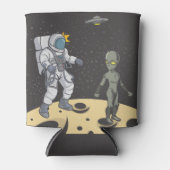 Rafraîchisseur Pour Canette Astronaute et alien (Devant)