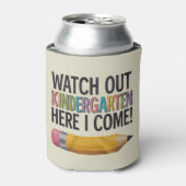 Rafraîchisseur Pour Canette Attention à la maternelle ici je reviens à l'école (Can devant)