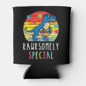 Rafraîchisseur Pour Canette Attrapez ce mignon Trex Dino Rawrsomely Spécial T- (Devant)