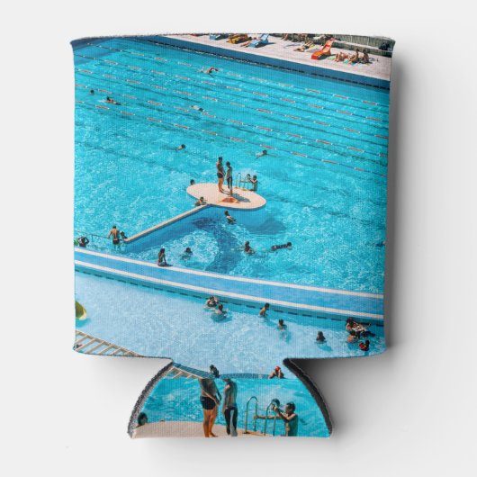 Rafraîchisseur Pour Canette Auckland Joy : Célébration de la piscine publique (Devant)