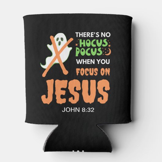 Rafraîchisseur Pour Canette AUCUN HOCUS POCUS Monogramme Christian Halloween (Dos)