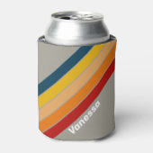 Rafraîchisseur Pour Canette Aurora Arcade Striped with Name (Can devant)