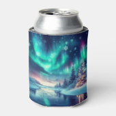 Rafraîchisseur Pour Canette aurora borealis/Noël/hiver (Can devant)