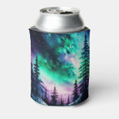 Rafraîchisseur Pour Canette Aurora céleste boréale Lumières nord vives (Can Dos)