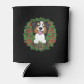 Rafraîchisseur Pour Canette Aussie, dog, christmas, holidays (Devant)