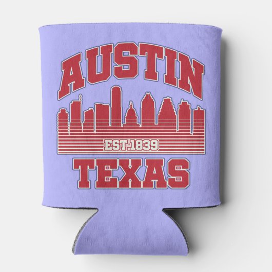 Rafraîchisseur Pour Canette Austin, Texas (Dos)