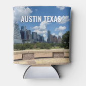 Rafraîchisseur Pour Canette Austin Texas City Skyline Photographie (Devant)