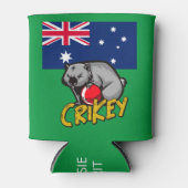 Rafraîchisseur Pour Canette Australie Crickey Cricket Wombat, (Devant)