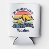 Rafraîchisseur Pour Canette Australie Voyage Cute Kangaroo Sunset Custom (Devant)