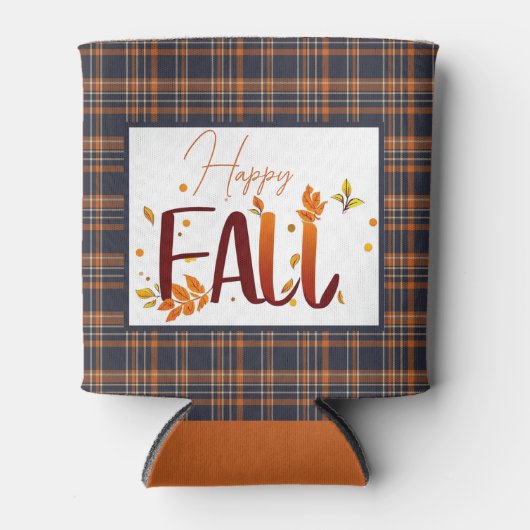 Rafraîchisseur Pour Canette automne/automne/feuille/plaid (Devant)