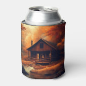 Rafraîchisseur Pour Canette Automne/Automne/Halloween/Peinture rustique (Can devant)