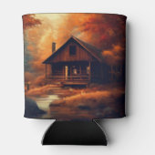 Rafraîchisseur Pour Canette Automne/Automne/Halloween/Peinture rustique (Dos)