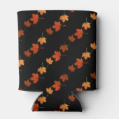 Rafraîchisseur Pour Canette Automne Couleurs Maple Feuille nom du couple motif (Dos)