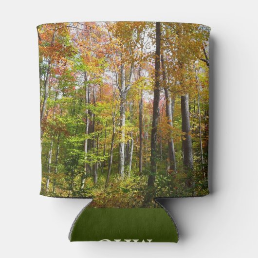 Rafraîchisseur Pour Canette Automne Forêt I Automne Paysage Photographie (Dos)