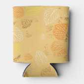 Rafraîchisseur Pour Canette Automne, Motif de feuilles 4 (Devant)