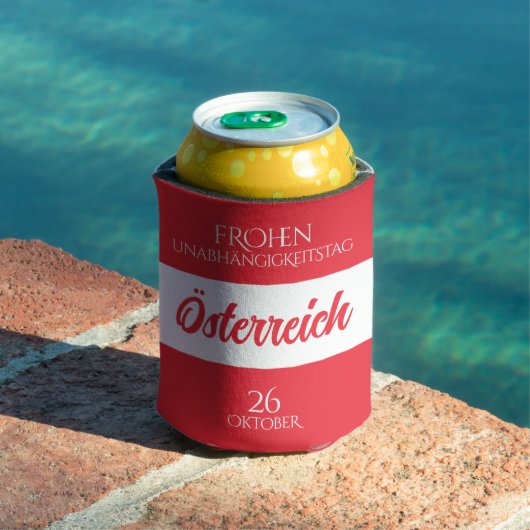 Rafraîchisseur Pour Canette Autriche Fête de l'Indépendance drapeau national a (Piscine in situ)