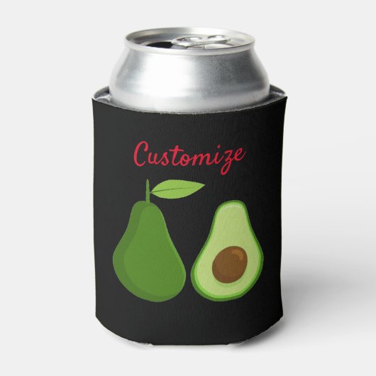 Rafraîchisseur Pour Canette Avocado Lover Design Thunder_Cove (Can devant)