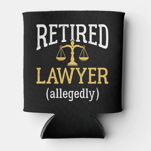 Rafraîchisseur Pour Canette Avocat À La Retraite (Devant)